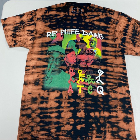 Other - NWT Men’s Custom Reverse Tie Dye Graphic T-Shirt